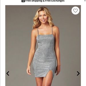 Glitter/Sparkly Silver Dress!!